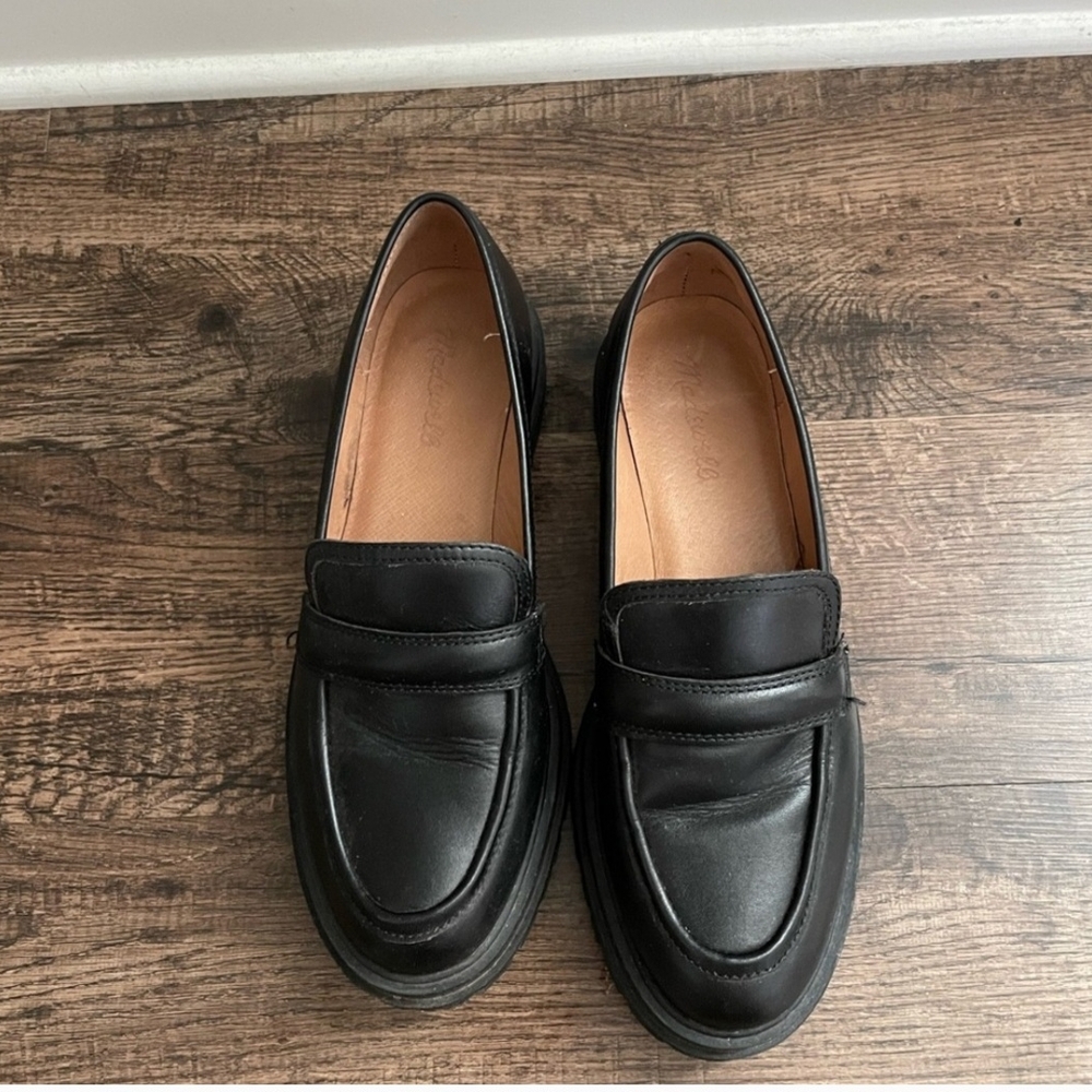 Madewell Women's Classic Black Loafers 9.5